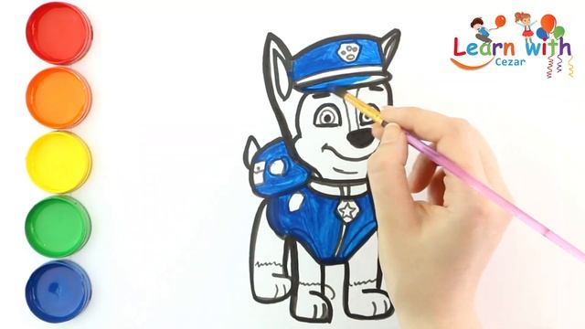 🎉😻🐱Learn how to draw Chase Dog 🍧👕🤦| The Paw Patrol - Step by Step🍧👕🎉 смотреть онлайн