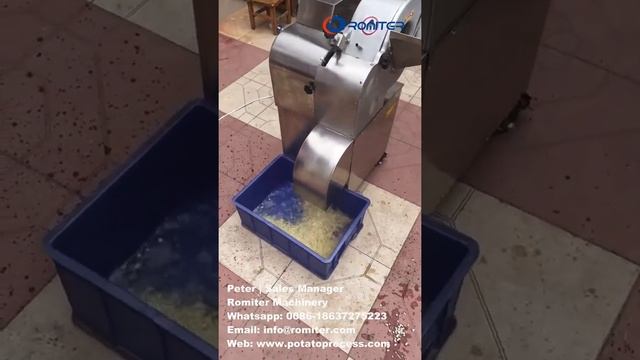 Автоматическая машина для резки картофеля смотреть онлайн