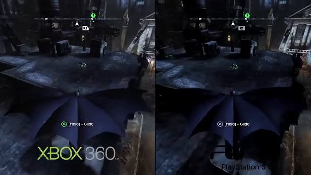 Batman Arkham City PS3 vs Xbox 360 gameplay - Lounge Games: Ps3 / Xbox 360 смотреть онлайн