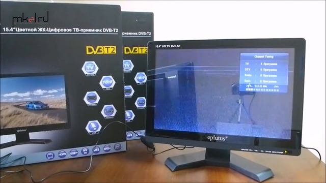 Цифровой телевизор Eplutus EP-158T (DVB-T2) смотреть онлайн