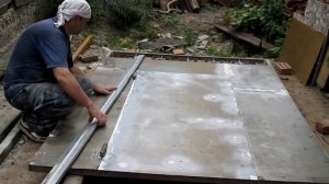 Сварка металлических ворот,часть6