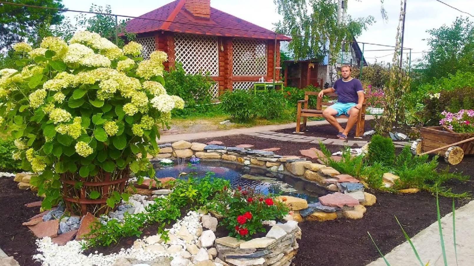 Как сделать пруд. Пруд на даче своими руками смотреть онлайн