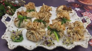 Жюльен с курицей и грибами в блинах!