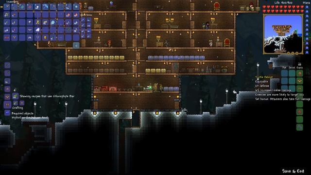 Terraria 1.2- Turtle Armor смотреть онлайн