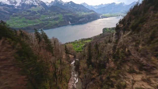 GoPro 11 mini + DJI FPV Waterfall Dive 4K смотреть онлайн