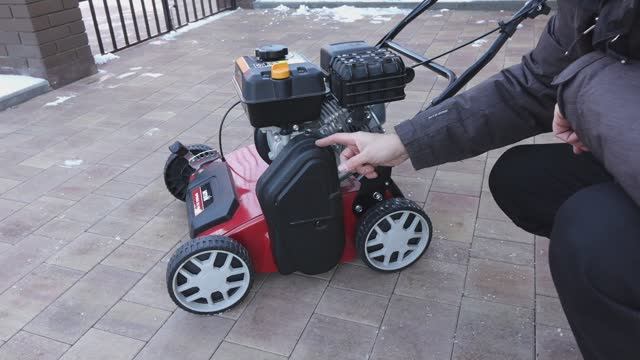 Скарификатор бензиновый MTD Optima 35 VO смотреть онлайн