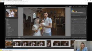 Обработка в лайтрум и фотошоп в храме. Таинство крещения