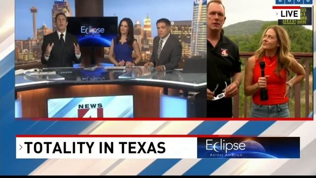 WATCH: 2024 total solar eclipse as it moves across the US смотреть онлайн