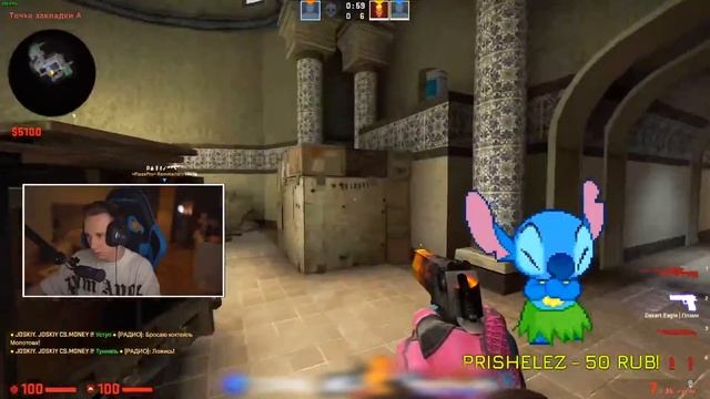 КЕКС И ДЕН МЕШАЮТ JOSKIY СТРИМИТЬ - КАТКА 2Х2 В CS GO смотреть онлайн