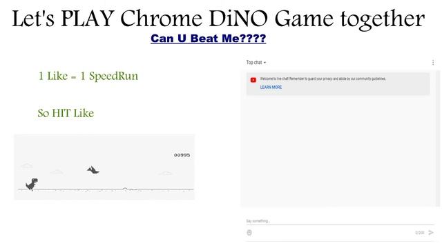 WORLD of Ranks Playing Chrome Dino (World Record) смотреть онлайн