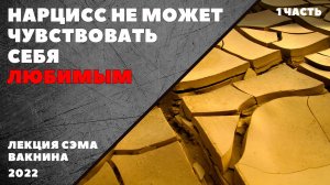 НАРЦИСС НЕ МОЖЕТ ЧУВСТВОВАТЬ СЕБЯ ЛЮБИМЫМ. (лекция Сэма Вакнина) 1 часть