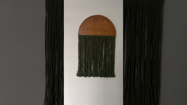 Панно из ниток и доски #diy #макраме #macrame #макрамедекор #урокимакраме #вдохновение смотреть онлайн