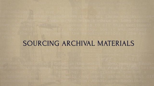 08.Sourcing Archival Materials смотреть онлайн