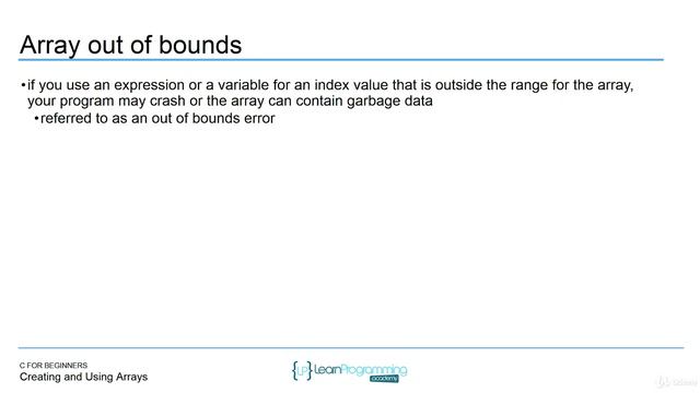47 Creating and using Arrays смотреть онлайн