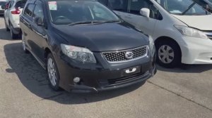 Авто из Японии. Toyota Corolla Fielder в продаже, обзор на стоянке.