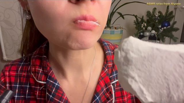 ASMR crunch of clay&chalk/ глина Коралл🪸❄️💥 смотреть онлайн