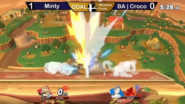 COAL #7 - Minty (Fox) vs Croco (Wii Fit Trainer) - Winners Finals - SSBU смотреть онлайн