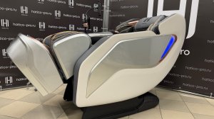 Массажное кресло Hatico Pro Katana 2SL 4D Белое. С двумя SL механизмами.