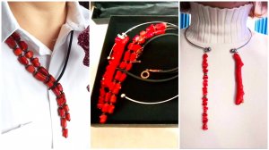 ПЕРЕДЕЛКА Часть 4. Украшения из кораллов. Подвески для гривны и коралловые бусы #бусы