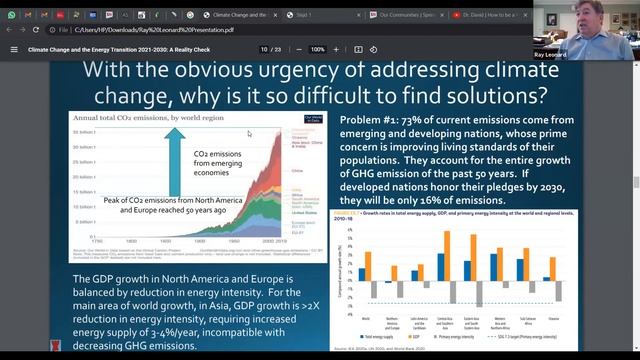 Dr. Ray Leonard talk on Climate Change and the Energy Transition 2021-2030: A Reality Check смотреть онлайн