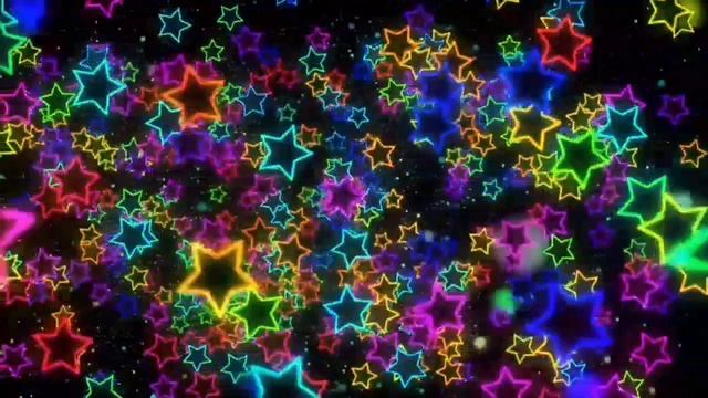 ФОН /ФУТАЖИ/ 1 ЧАС #фон неоновые звезды 1 час/Bright Colorful Neon Stars

фон.1080p.