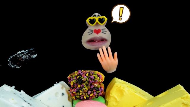 ASMR MUKBANG :) Cheesecake & Fruit Marshmallow & Rainbow Macaron Eating Show смотреть онлайн