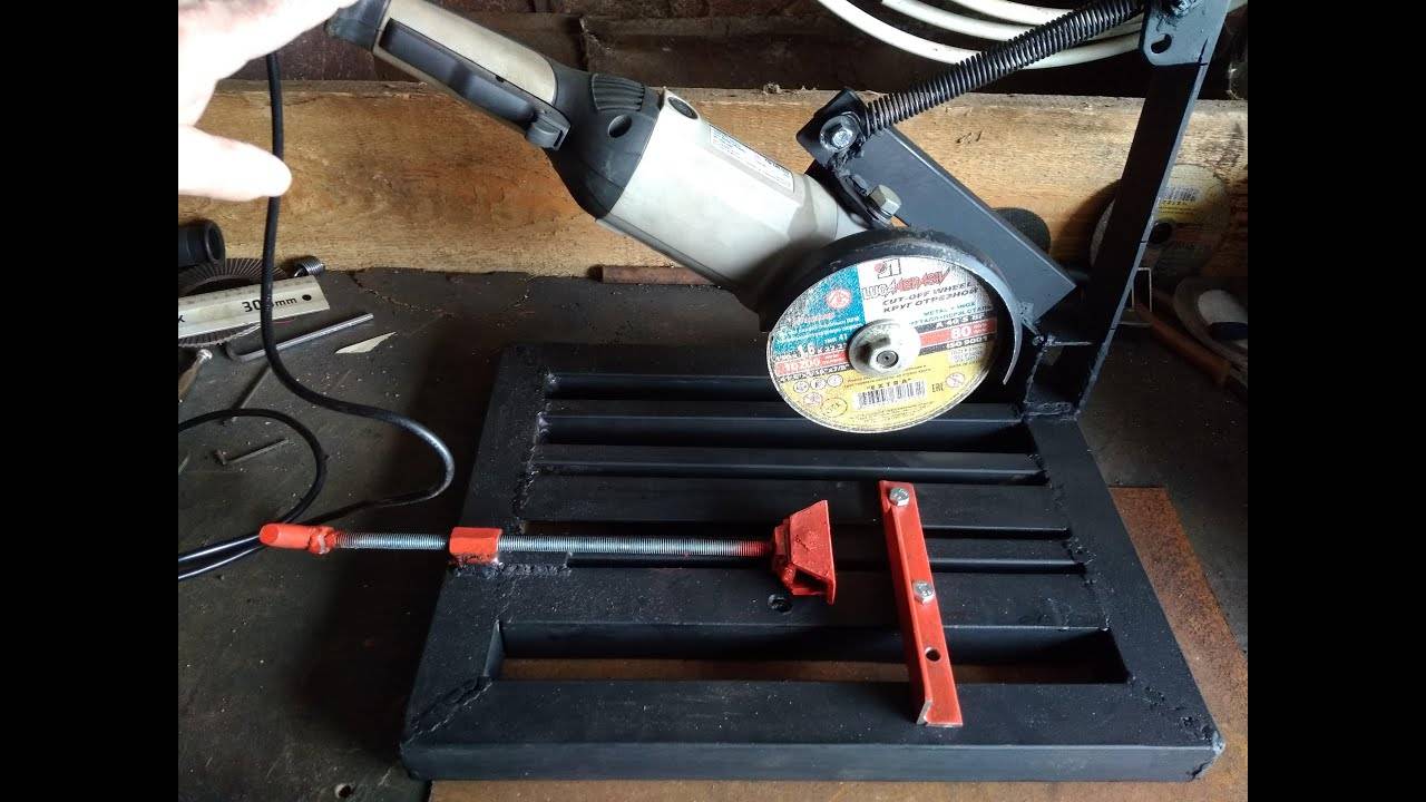 Стойка для УШМ (болгарки) своими руками. смотреть онлайн
