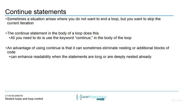 44 Nested Loops and loop Control Break and Continue смотреть онлайн