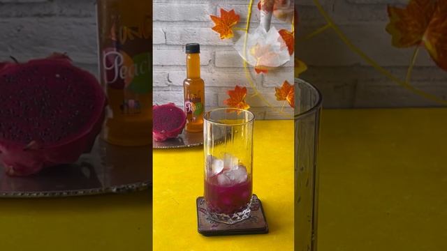 Dragon Fruit Peachy Mojito | #shorts | Zone Syrups смотреть онлайн