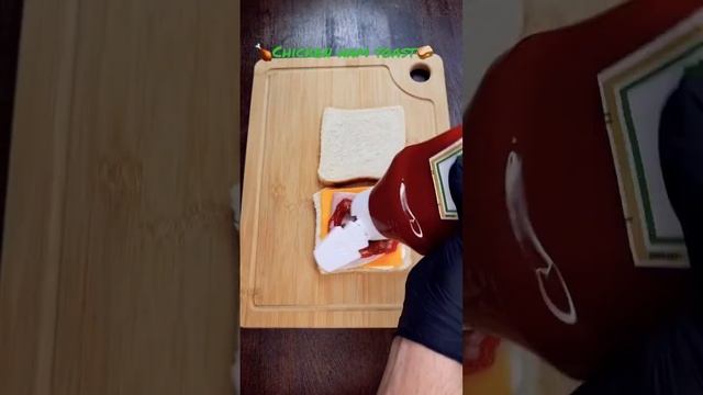 🍗Chicken ham toast🥪 #shorts #youtubeshorts смотреть онлайн