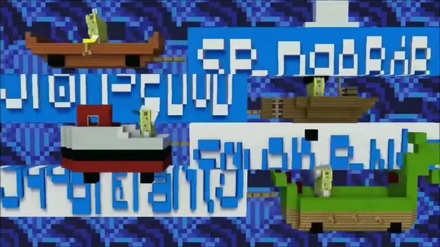 spongebob theme song minecraft russian смотреть онлайн