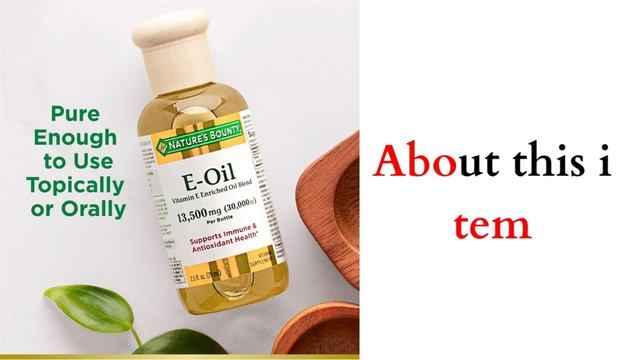 Nature’s Bounty Vitamin E Oil смотреть онлайн