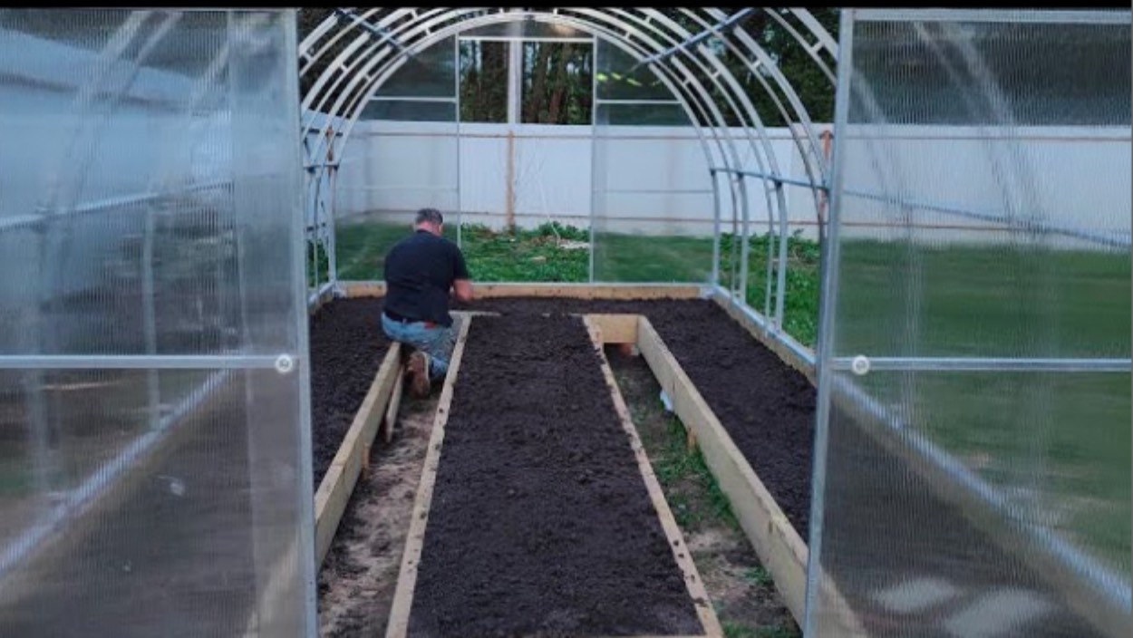 Установка теплицы 6*3 смотреть онлайн