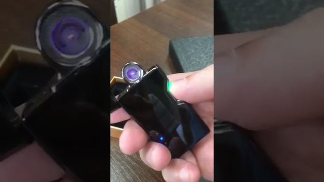 Электроимпульсная зажигалка USB Lighter Black Arc смотреть онлайн