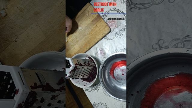#shorts Recipes in 1 minute Beetroot with garlic and mayonnaise смотреть онлайн