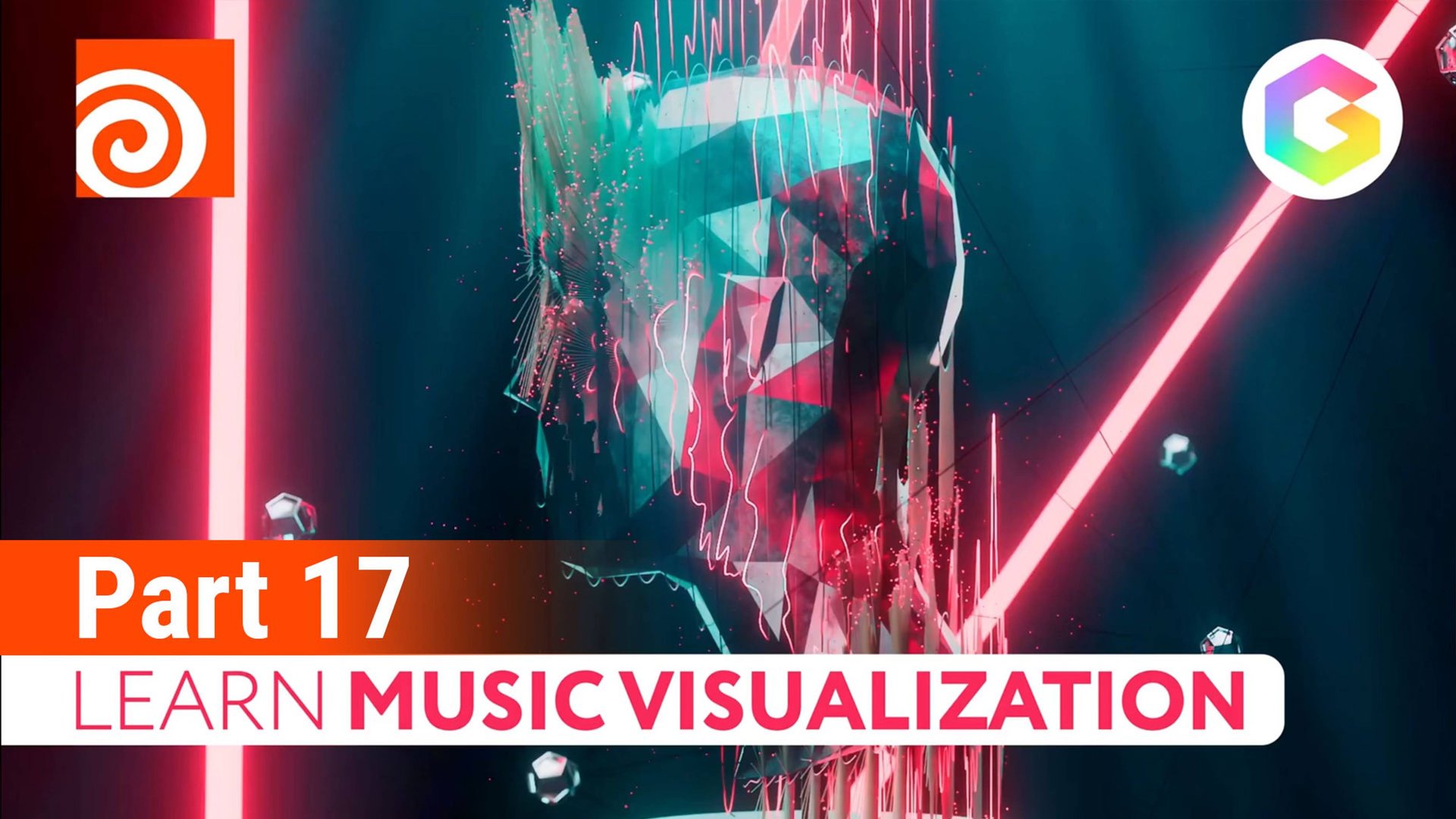 Houdini Audio Visualization - Part 17 - Adding more Materials 2-2 смотреть онлайн