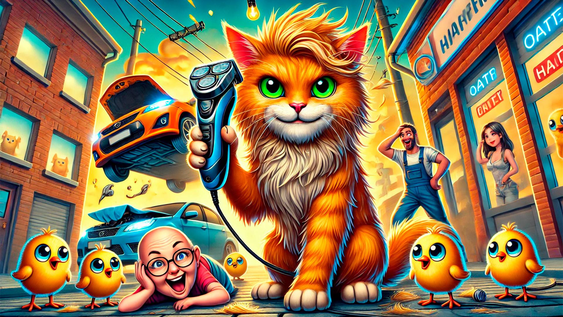 КАК обычный кот устроил ХАОС на районе!