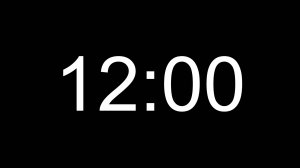 Таймер на 12 минут