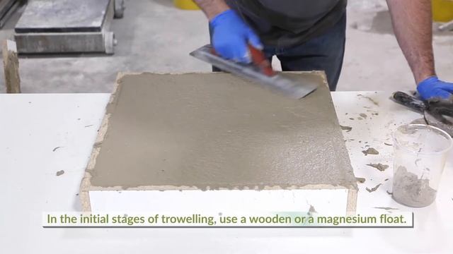 GFRC Blended Mix Basics - Trowel Technique смотреть онлайн