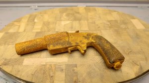 Реставрация очень ржавой сигнальной ракетницы времен Второй мировой войны. Идеальная реставрация