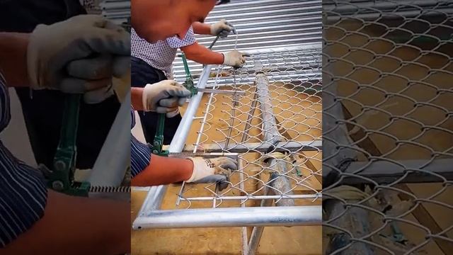 Fence wire mesh pulling tool- Good tools and machinery make work easy смотреть онлайн