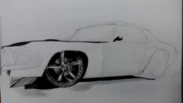 car drawings DIBUJOS de carros AUTOS tunning mustang 72 1ª Edição de desenhos2 (daniel murillo) смотреть онлайн