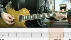 Guns N’ Roses - Estranged - урок игры на электрогитаре с табами