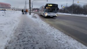 Поездка на новом автобусе МАЗ 303.047 № М 878 СВ 13, маршрут 1