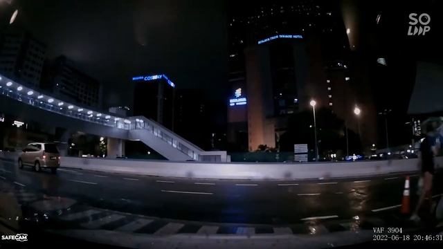 Safecam V20 Pro Front Camera Footage. 170° wide angle. смотреть онлайн