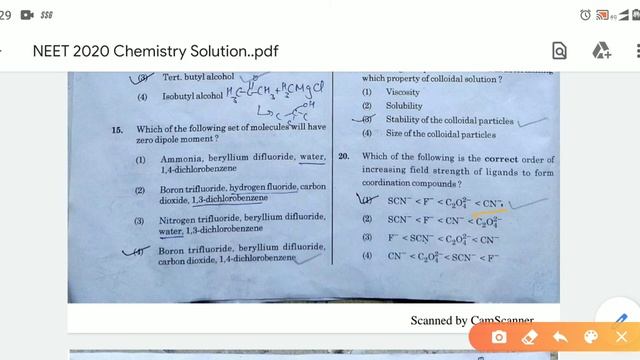 Challenge NEET 2020 answer key//NEET 2020 SOLUTION//Reference for NEET 2020 Chemistry portion смотреть онлайн