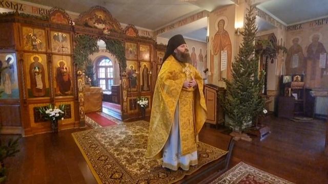 Проповедь в Неделю перед Рождеством, Святых Отец 05.01.2025 смотреть онлайн