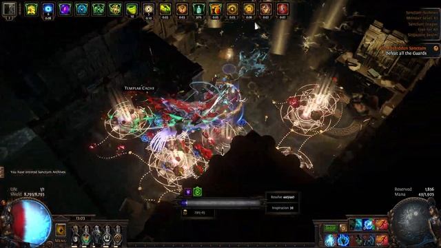 3.20 Kinetic Blast Power Siphon INT Stacking Sanctum showcase смотреть онлайн