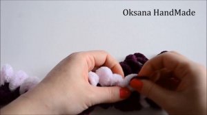 Узор "Плетенка" в два цвета из Alize Puffy. Как рассчитать количество мотков на плед.