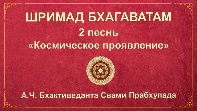 ШРИМАД БХАГАВАТАМ. Песнь 2.10. «Бхагаватам» отвечает на все вопросы. смотреть онлайн